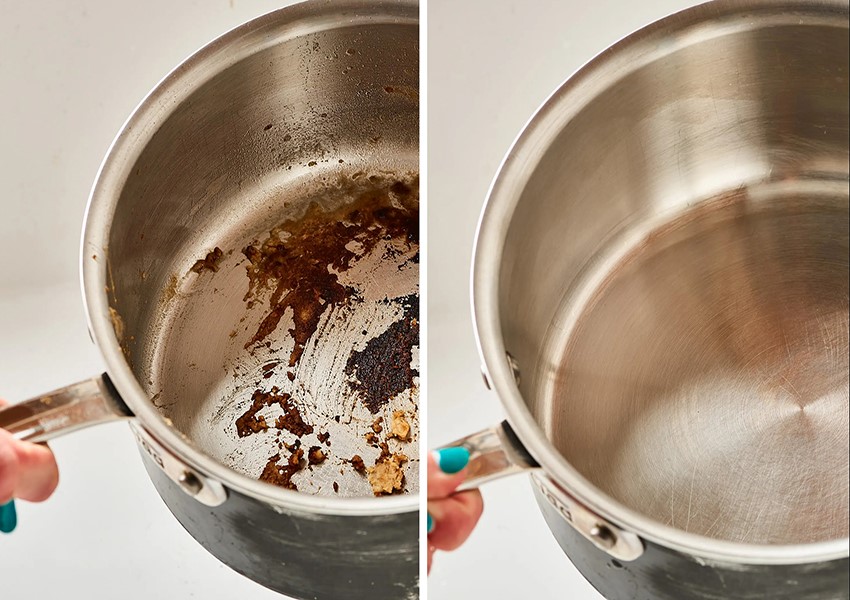 چگونه قابلمه سوخته را تمیز کنیم | بخوانید تا مریض نشوید