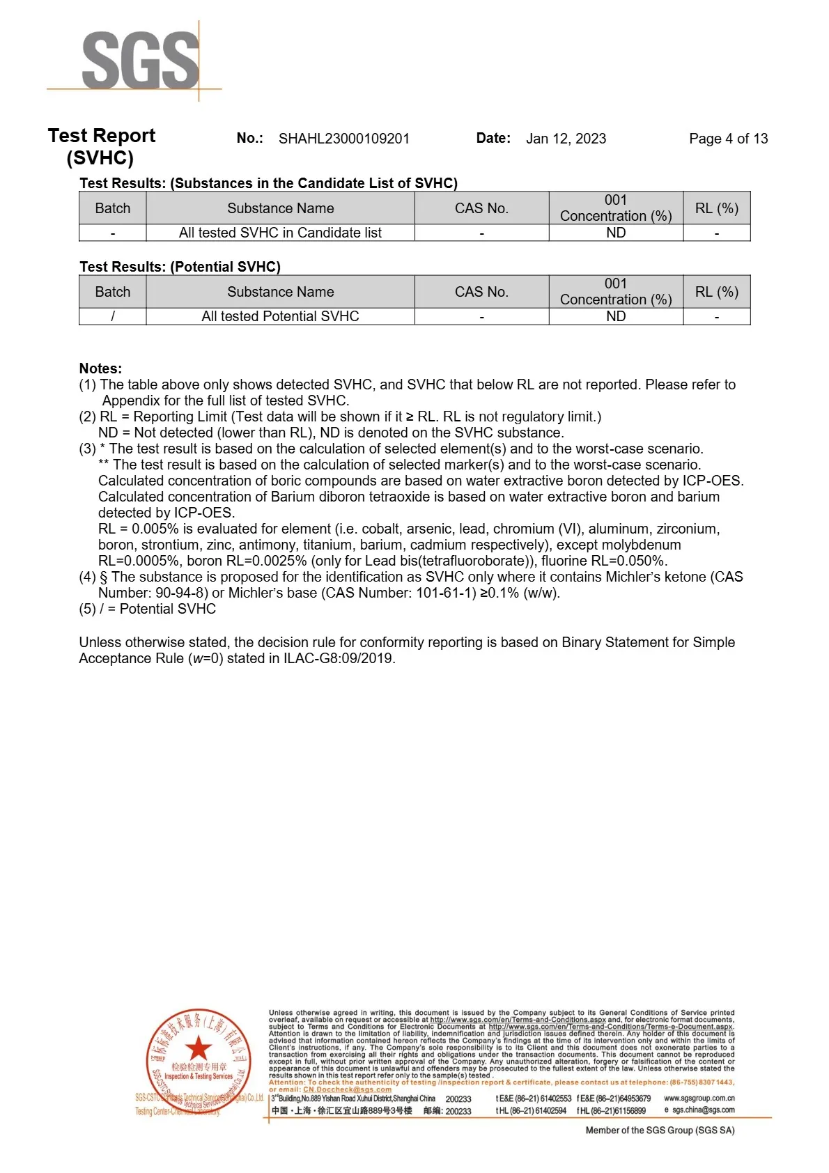 مستندات بهداشتی 40 گزارش REACH صفحه چهارم