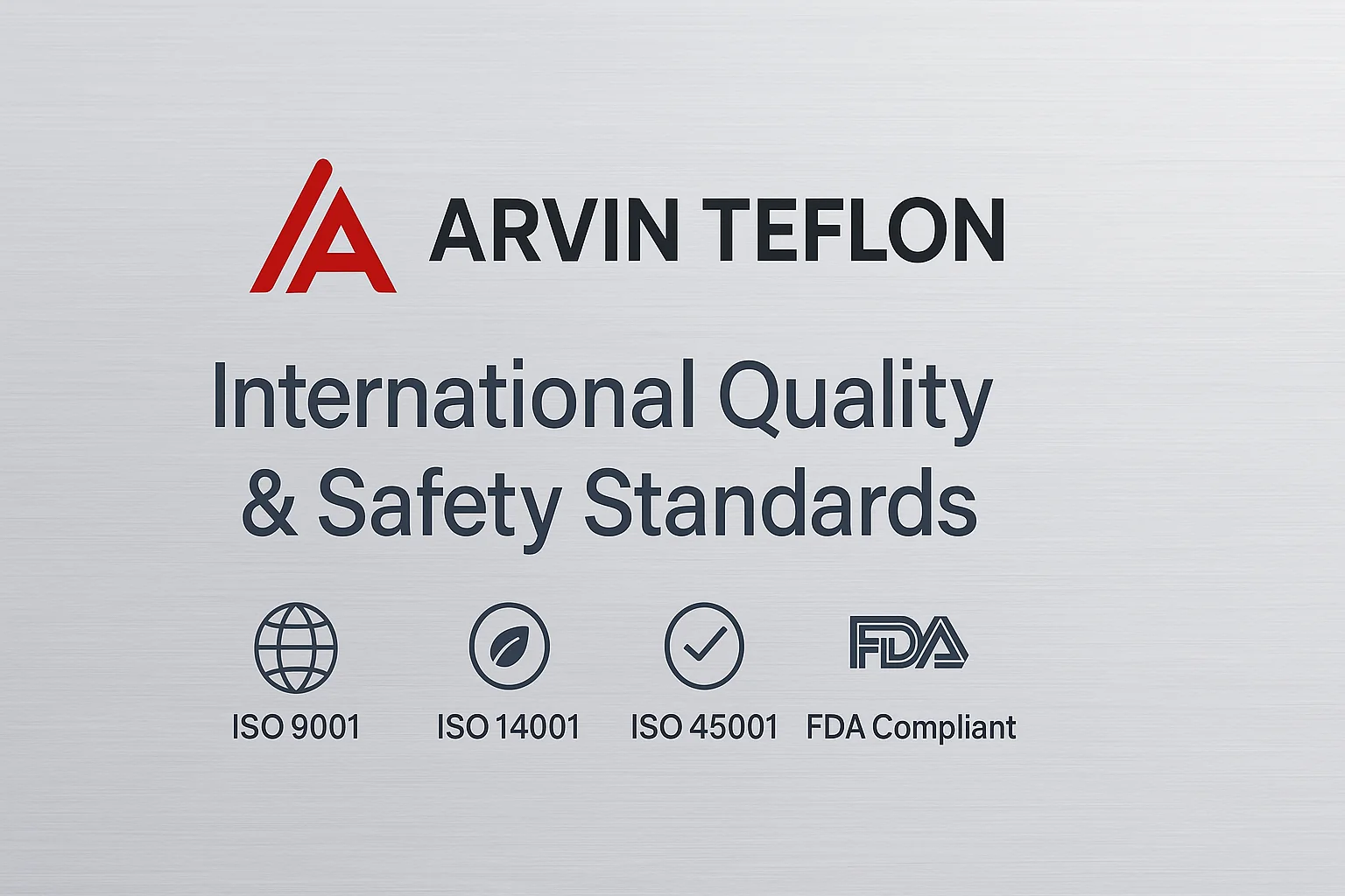 استاندارد 4 Teflon brand quality and safety standards